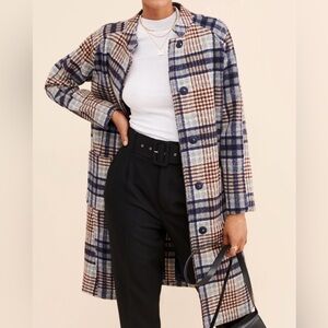 Greylin Prep School Plaid Coat - Small